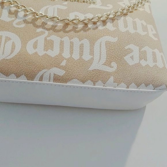 Juicy Couture Golden Sands Monogram Canvas Logo Tote - Picture 6 of 9